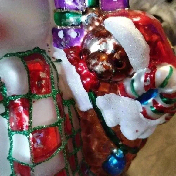 Thomas Pacconi Classics Blown Glass Collectible Snowman Statue 14” - Picture 8 of 16